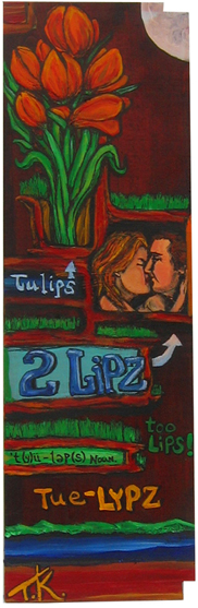 tim kelly tue lipz painting